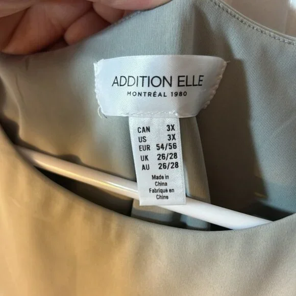 Size 3X Addition Elle grey camisole - Picture 3 of 5